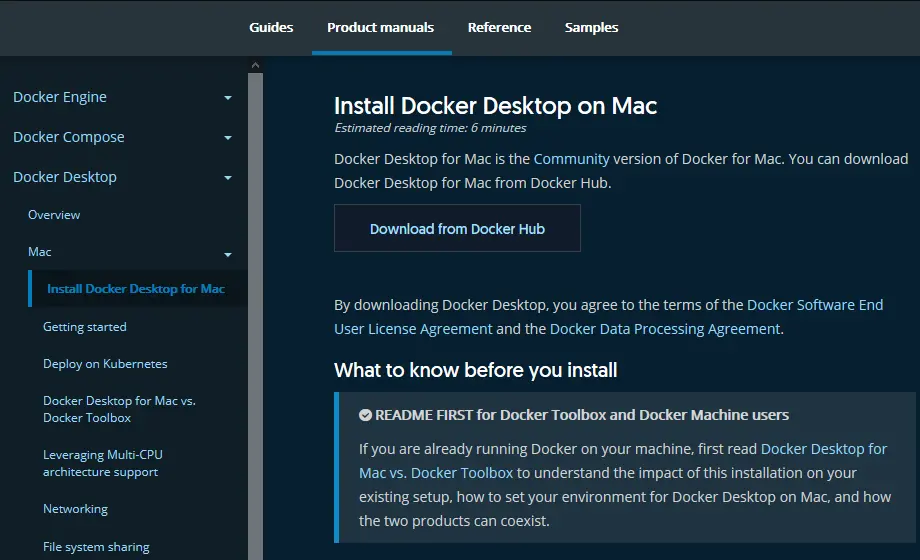 Docker Desktop for macOS